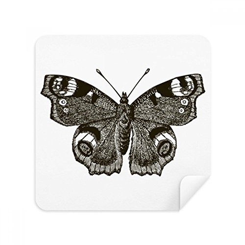 Chiffon écran téléphone microfibre lavable papillon ailes foncées nettoyant vitre tactile portable