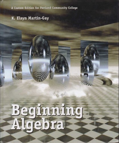 Beginning Algebra (A custom edition for Portlan... 0536965943 Book Cover
