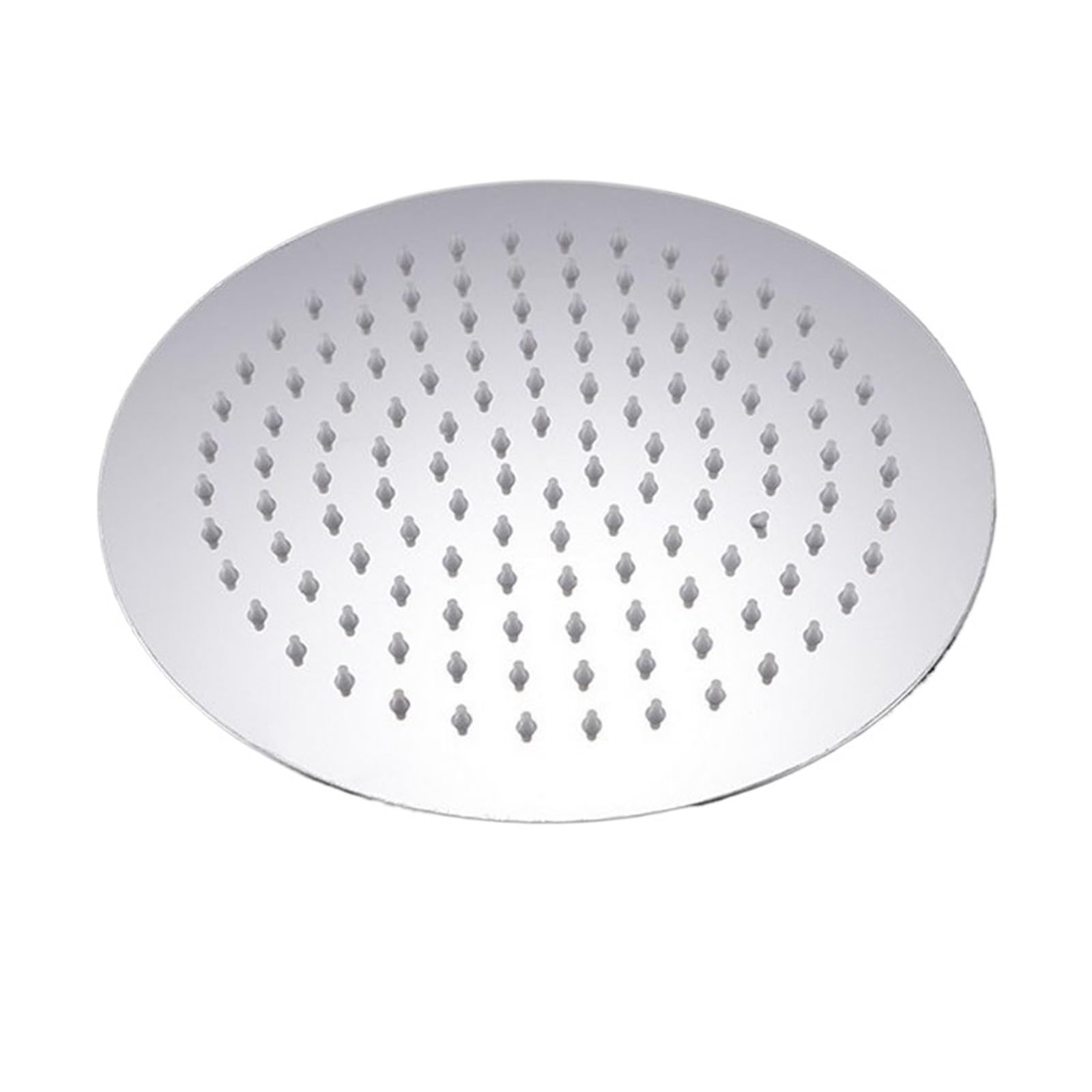 Cabezal de ducha de lluvia de 10 pulgadas redondo para ducha de baño en acero inoxidable