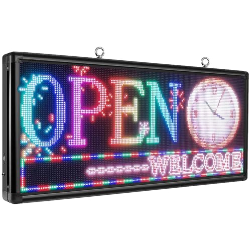 Amazon | 横縦両用 屋内外両用 カラーP6 LED電光掲示板 LED看板 103