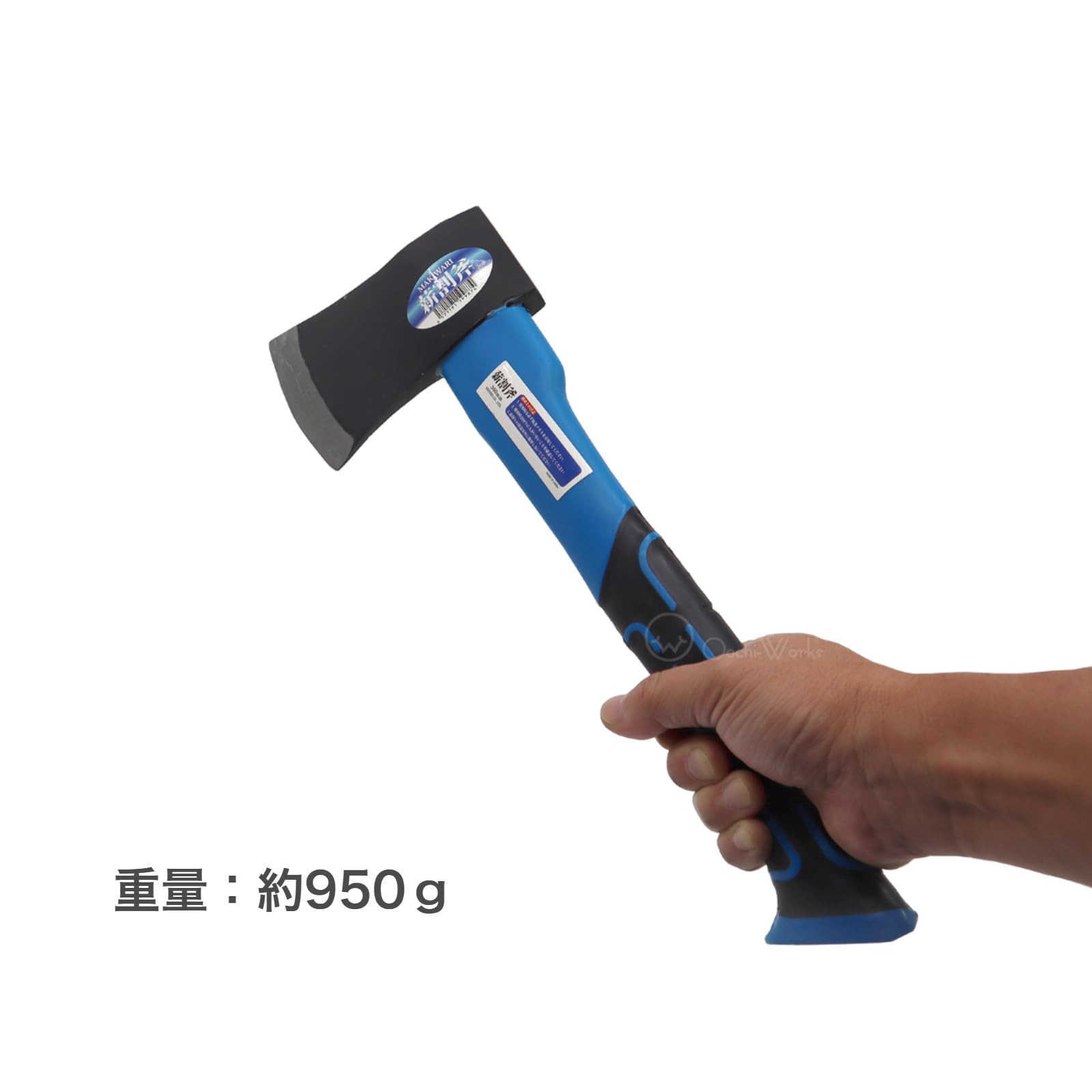 材割り採集用斧　片手斧　⑤ ディンプルあり o9apap-002036_003.jpg