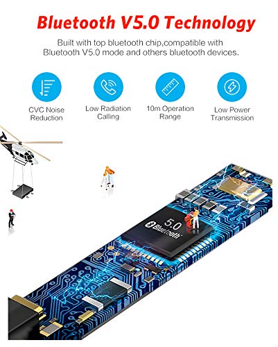 Inpods 12 Blauwe, draadloze bluetooth-hoofdtelefoon, Bluetooth 5.0, voor iOS, Android systeem, alle smartphones, jongens… - Image 6