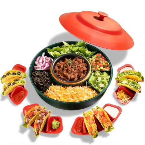 Taco Tuesday Kit - Taco Bar Serving Set for a...