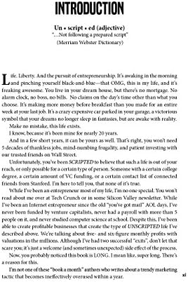 UNSCRIPTED: Life, Liberty, and the Pursuit of Entrepreneurship