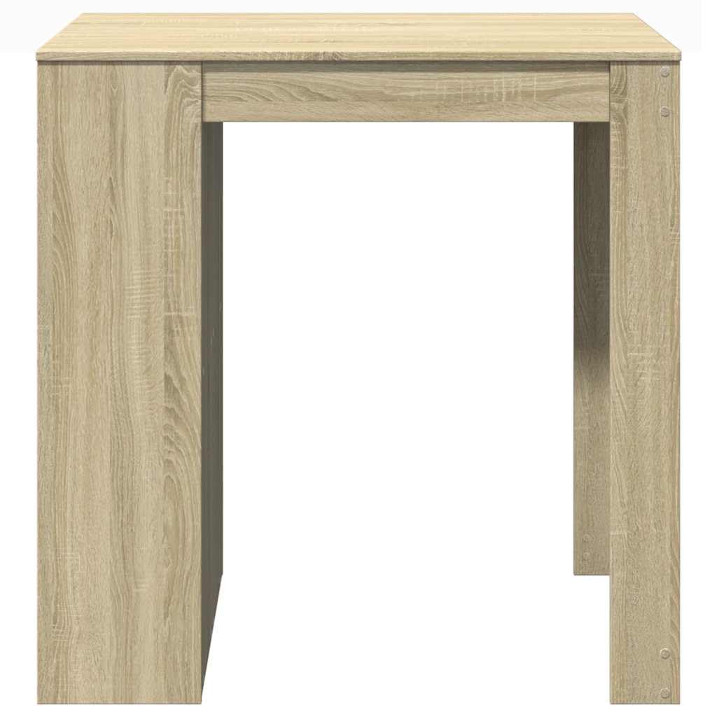 vidaXL Bartafel 102x50x103,5 cm bewerkt hout wit, statafel, hoge tafel, keukenbar, statafeltje, keukentafel, bistrotafel, bar tafel, keuken bartafel