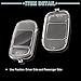 ACROPIX Car Interior Roof Dome Light Cover Overhead Console Reading Lamp Lens Shell Case Fit for Dodge Fit for Ram 1500 - Pack of 2 Clear