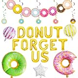 Donut Forget Us Party Decoration Going Away Decor Farewell Decor Career Change Bachelorette Retirement Party Decorations Supplies
