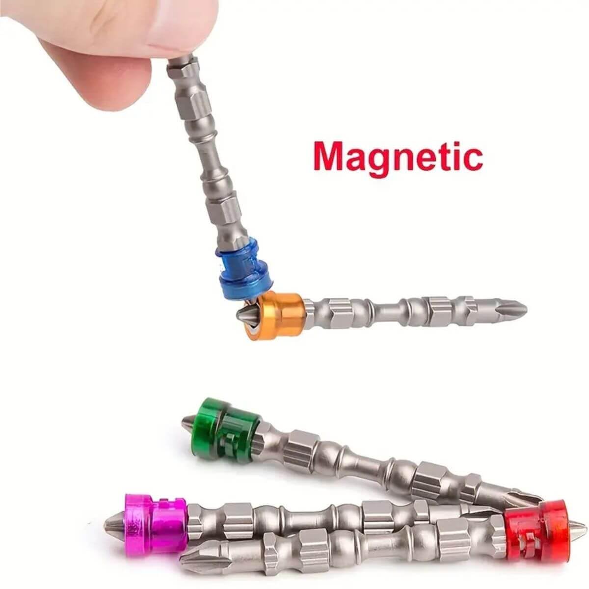 Jogo Kit Com Bits 10 Ponteira Dupla Magnética Ph2 S2 1/4 Hexagonal
