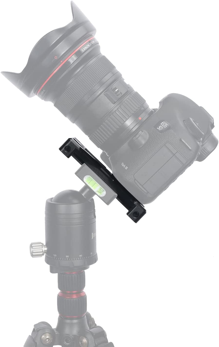 NICEYRIG Piastre a Sgancio Rapido per Fotocamera,supporto a sgancio rapido con adattatore da 1/4“ a 3/8”, conforme allo standard Arca Swiss, per fotocamere SLR grandi e mirrorless
