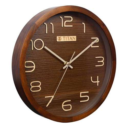 Image of Titan Classic Wooden Wall Clock (30cm x 30cm) W0104WA01