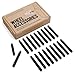 20pcs - 14x1.5 to 14x1.5 Wheel Stud Conversion - 47mm Shank Length - Compatible with Audi TT A3 A4 S4 A5 S5 A6 S6 A7 S7 A8 S8 B5 B6 B7 B8 Volkswagen Jetta Golf GTI R32 Black