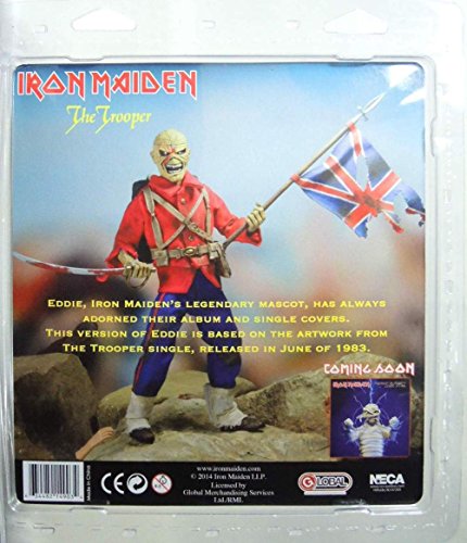 Neca Iron Maiden - Trooper 8" Clothed Action Figure #TOP3