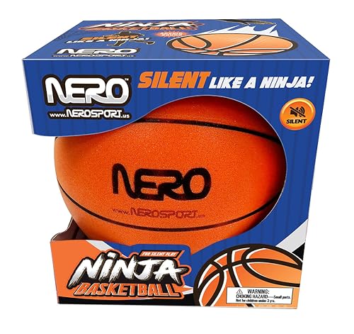 Nero Sport NS-NJ700 Ninja Silent Basketball- Soft Foam Indoor Basketball Size 3 thumb #6