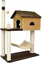 São Pet Arranhador Housey Marrom E Bege