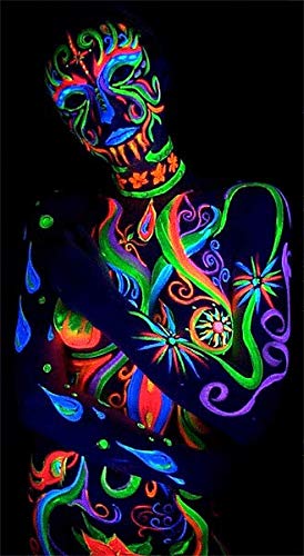 IBIZA LED-UVBAR6 UV Schwarzlicht LEISTE 6x3 WATT LEISTE BLINDER BÜHNE DJ PARTY DISCO EFFEKTSCHEINWERFER FLOORSPOT
