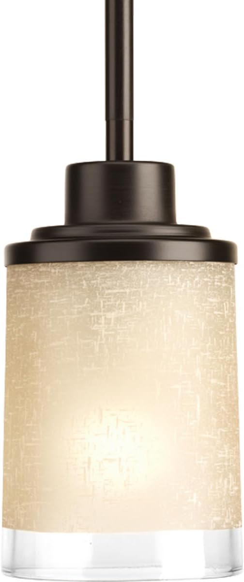 Progress Lighting P5147-20 1-100W Medium Base Mini-Pendant, Antique Bronze