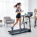 Behumax Cinta de Correr Plegable Flex Run – Velocidad 1-14 km/h, inclinación Manual 2 Niveles, Pantalla LED, Altavoz Bluetooth, Superficie Amplia y Estable, compacta para casa o apartamento