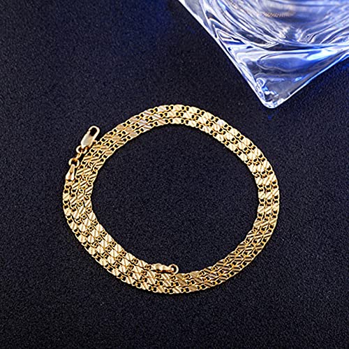 Collier chaîne serpent plat le cadeau mixte idéal pour célébrer