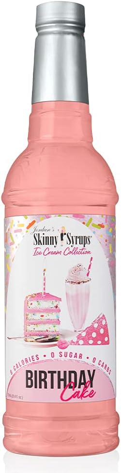 Jordan's Skinny Syrups Sugar Free Syrup 750ml Birthday Cake Flavour
