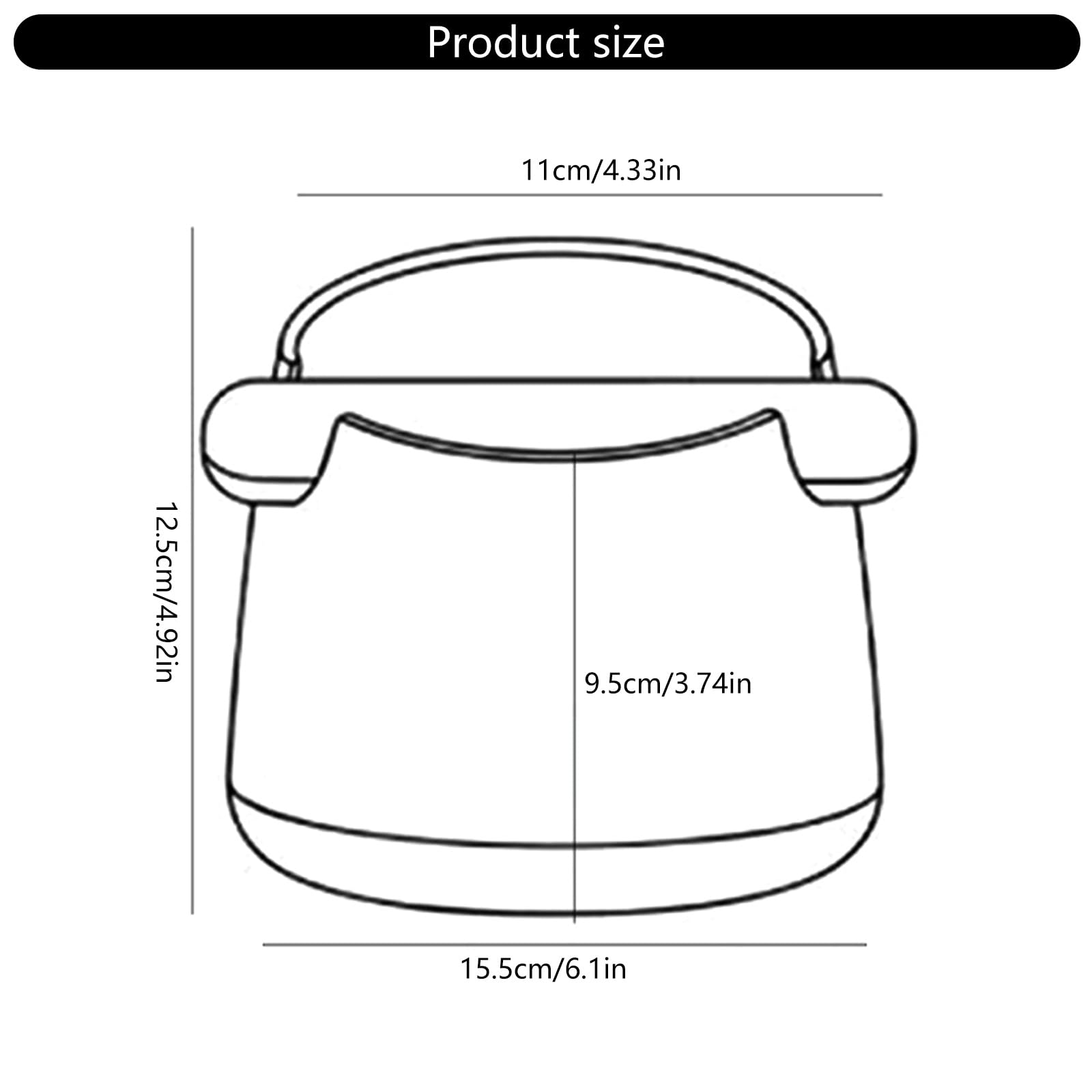 Lar Capaci - Contenitore per fondi di caffè con base antiscivolo, silenzioso, per macchina da caffè espresso, accessorio ideale per amanti del caffè e baristi