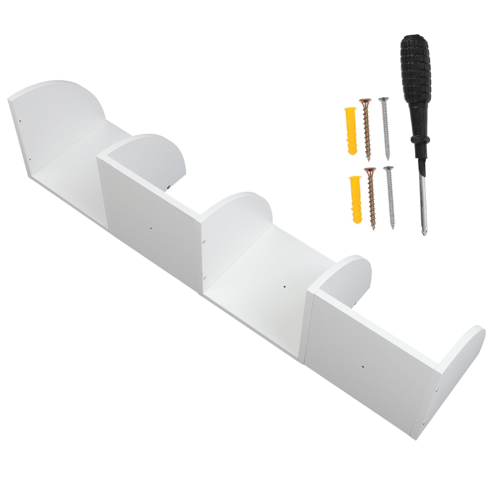 Étagère murale bois 5 niveaux gain de place pour rangement vertical compact