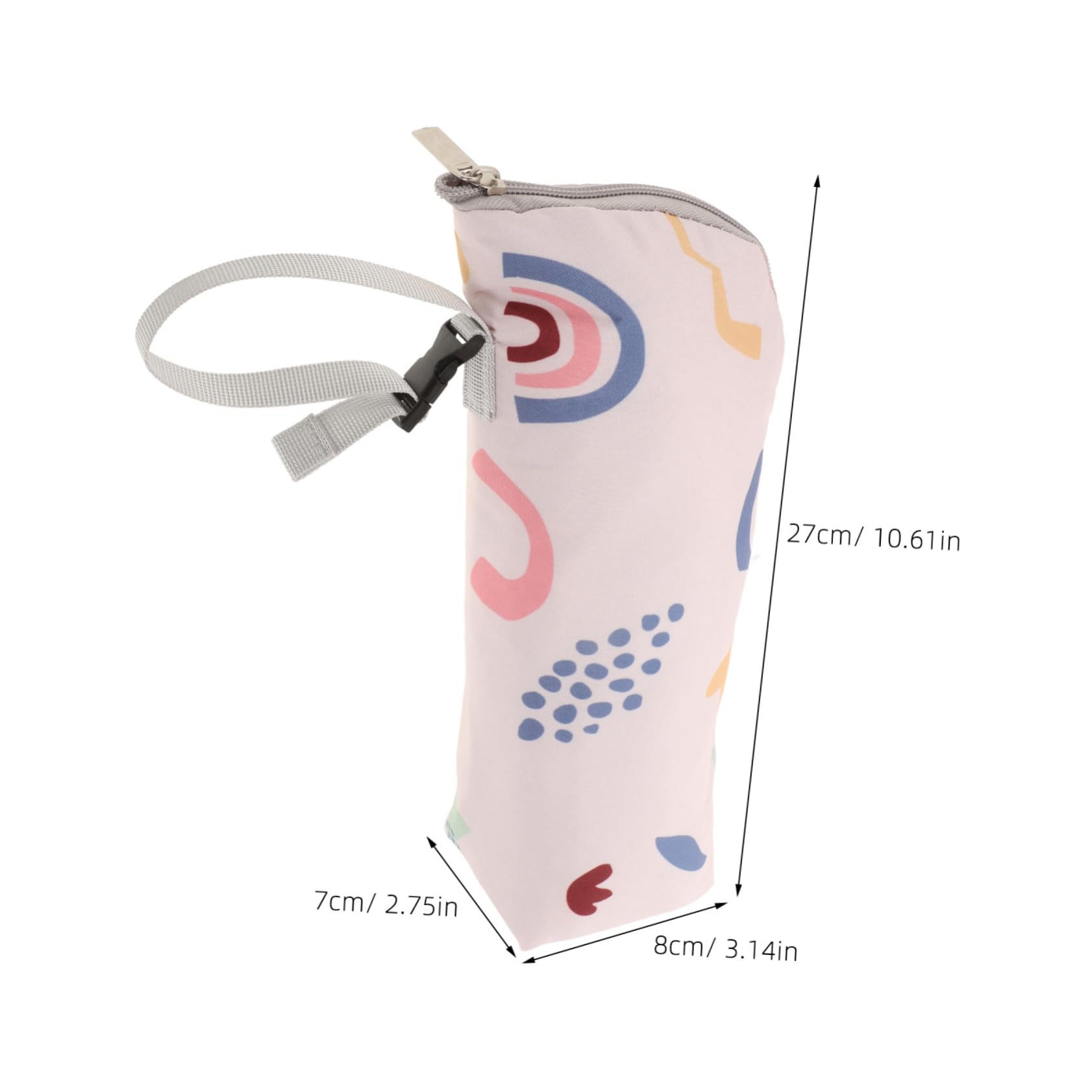 Toddmomy Breastmilk Insulated Tote Bottle Warmer Bag Aluminum Baby Bottle Cooler Fashionable Print