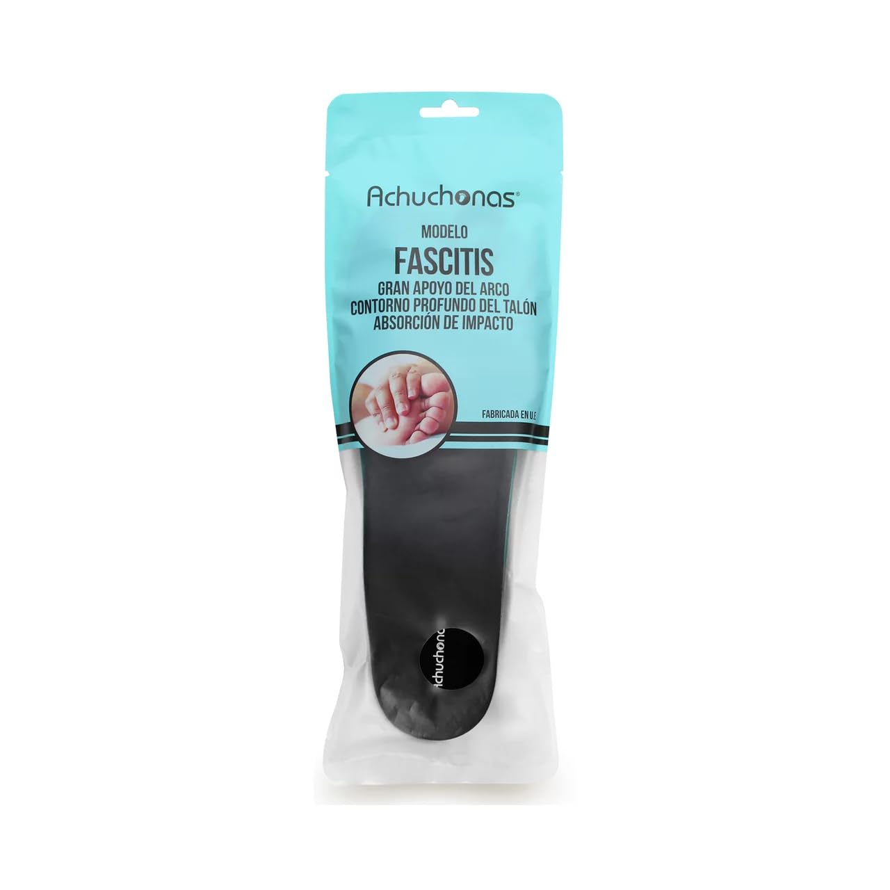 Plantillas especiales para fascitis plantar, talón profundo, talla A 41/42, paquete de 3