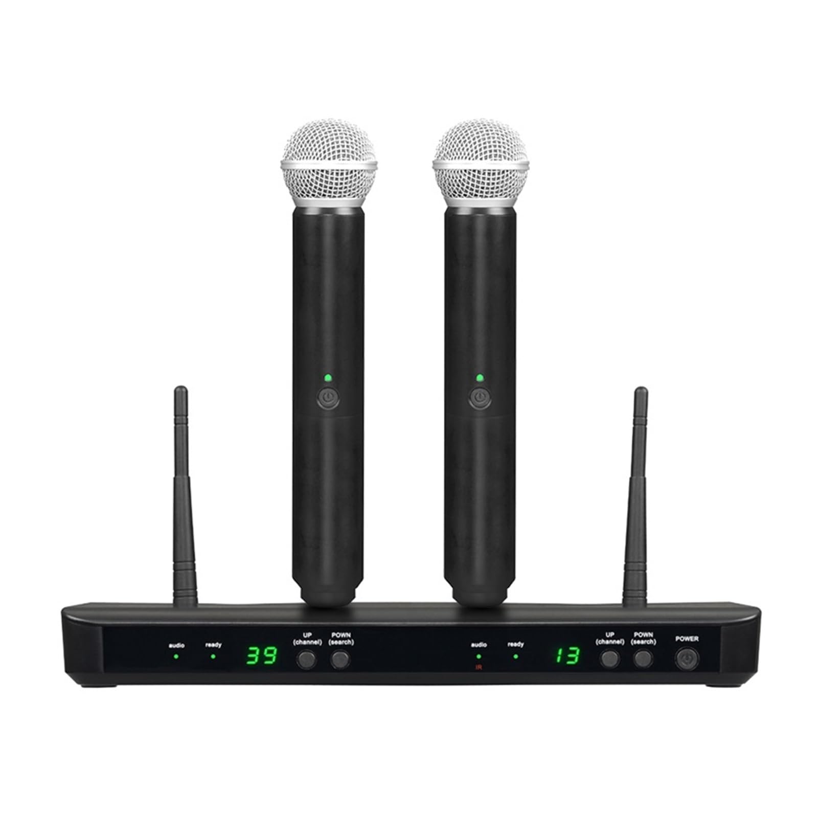 De Micrófono Vocal Inalámbrico De Mano Dual con Dos BETA58A For Presentaciones En Vivo Y Grabación