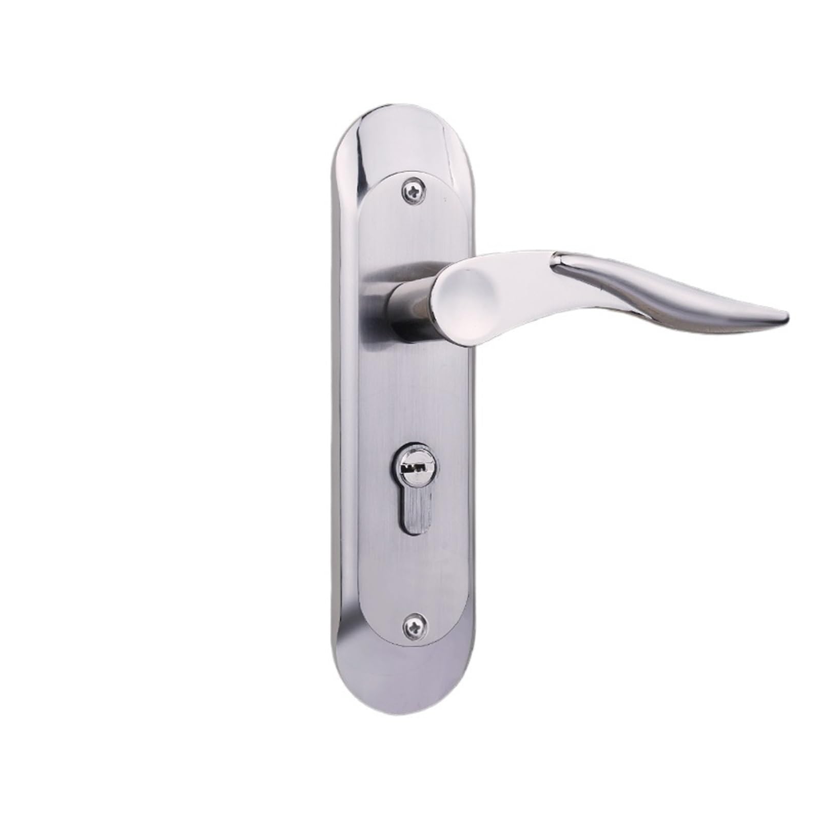 Serrure de porte de chambre en bois massif C Silver anti jeu et silencieuse