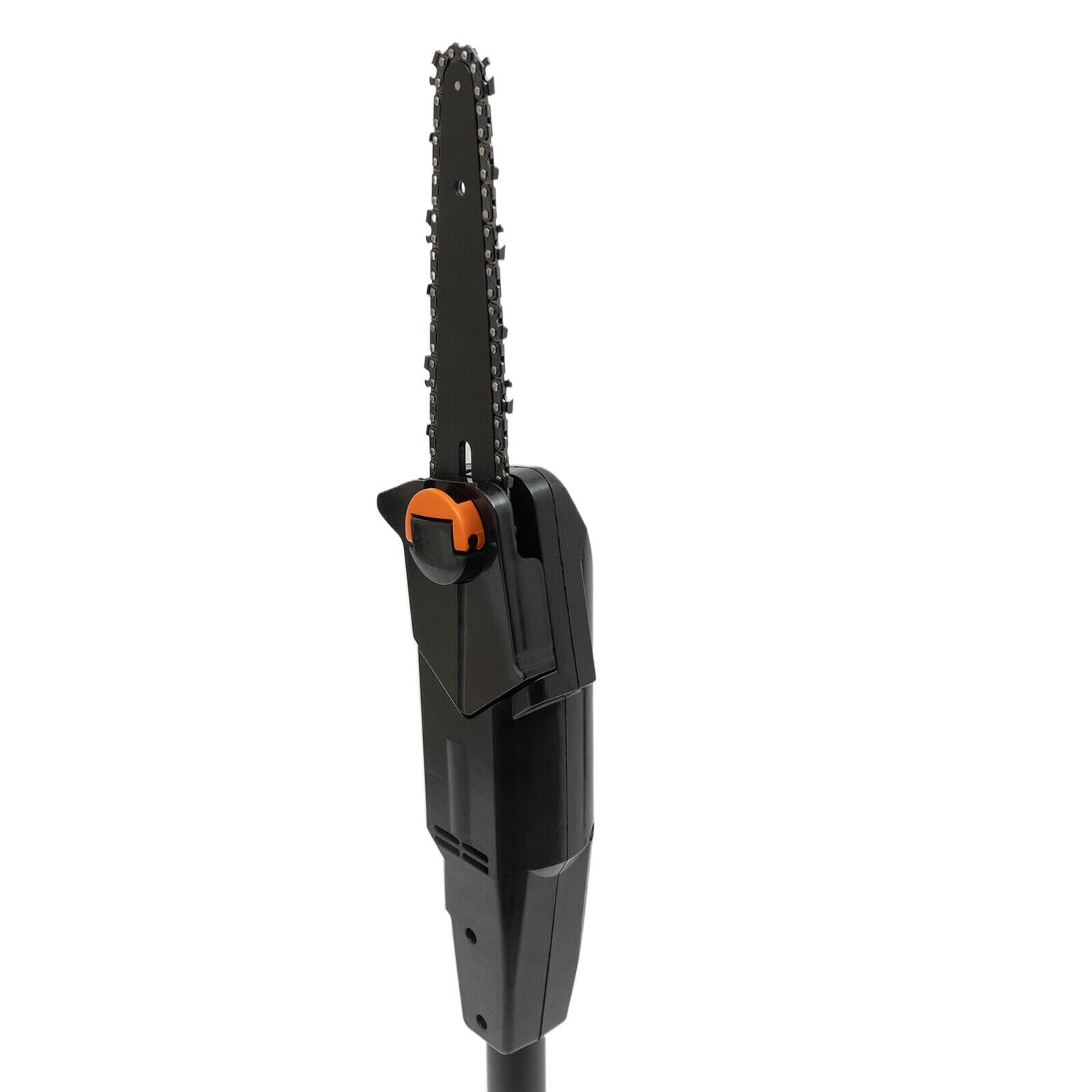 Sierra telescópica con batería, 21 V, con batería, cabezal de corte desmontable, sierra de podar para cortar ramas de madera y arbustos de jardín