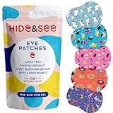 Eye Patches for Kids Skincare - Adhesive Kids Eye Patches for Lazy Eye (Fantasy Pack) - Comfortable, Hypoallergenic Baby Eye Patch for Amblyopia Treatment - Includes Reward Chart (50 Pack)