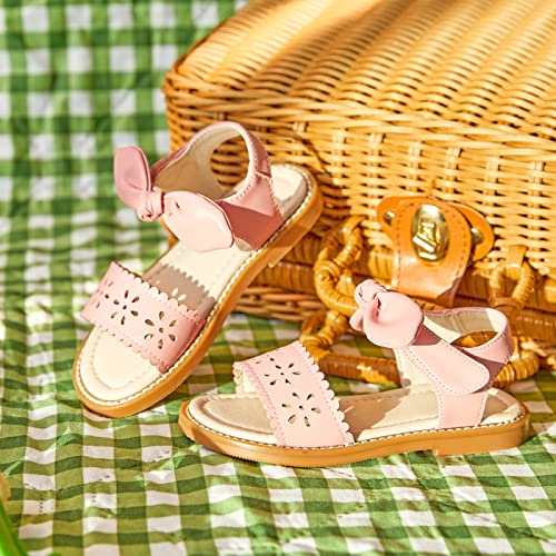 Image of GINFIVE Toddler Girls Sandals Little Girls Kids Summer Shoes Toddler Sandals