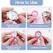 Imagen de 3 relojes de silicona para enfermeras con broche de diseño de control de infecciones