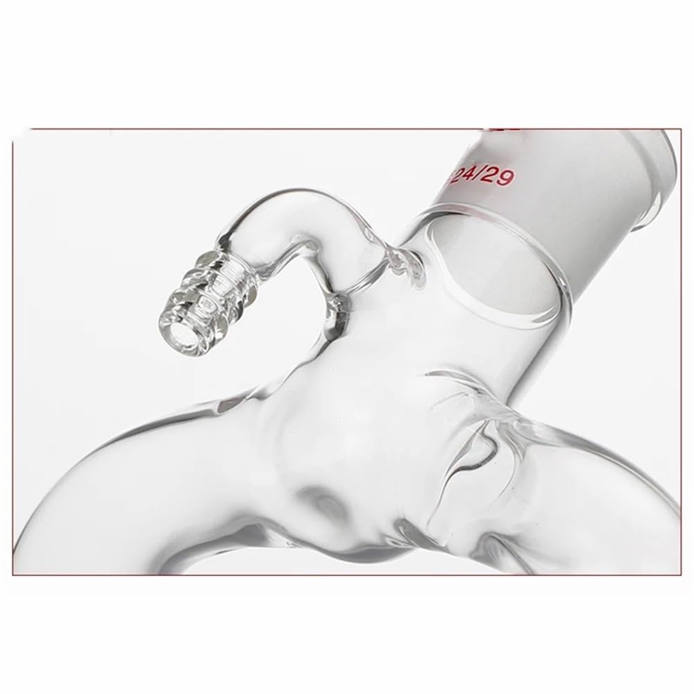 24/29 szklany odbiornik adapter do destylacji szkła laboratoryjnego boczne Sprzęt laboratoryjny