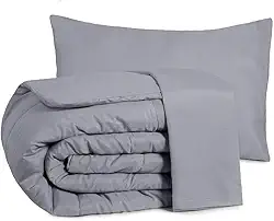 Edredom Casal Queen 3 Peças Margarida - Conforto, Estilo e Maciez para Noites Aconchegantes (Variações) (Cinza)