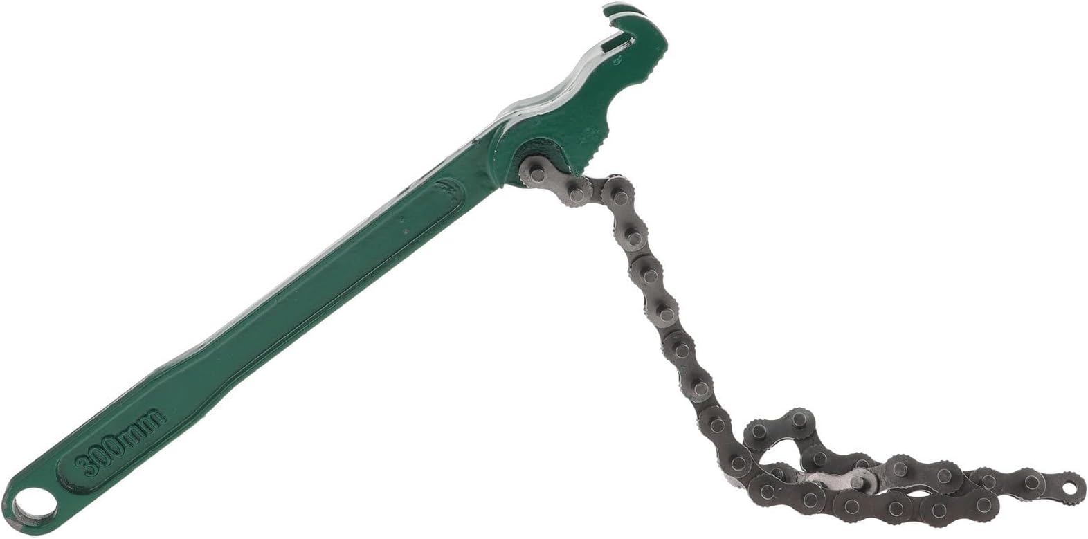 16-inch Chain Wrench Heavy-duty Fuel Filter Wrench with Cast Handle for Automotive Oil Filter Removal and Plumbing Repair