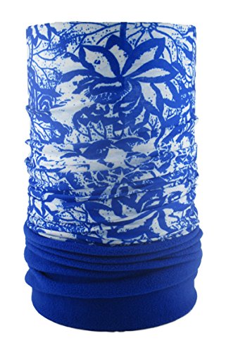 headloop Polar Extra Largo Azul de Microfibra Polar Tubo Bufanda Multifuncional Headwear Cuello pañuelo en la Cabeza