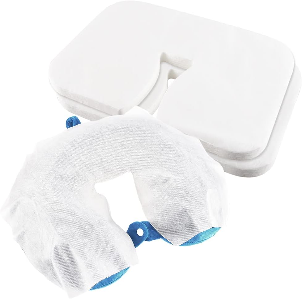 200 Count Face Cradle Covers For Massage Table Disposable