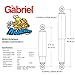 Gabriel 49304 HiJackers Rear Adjustable Air Shock Absorbers For 63-82 Chevrolet Corvette (1 Pair)