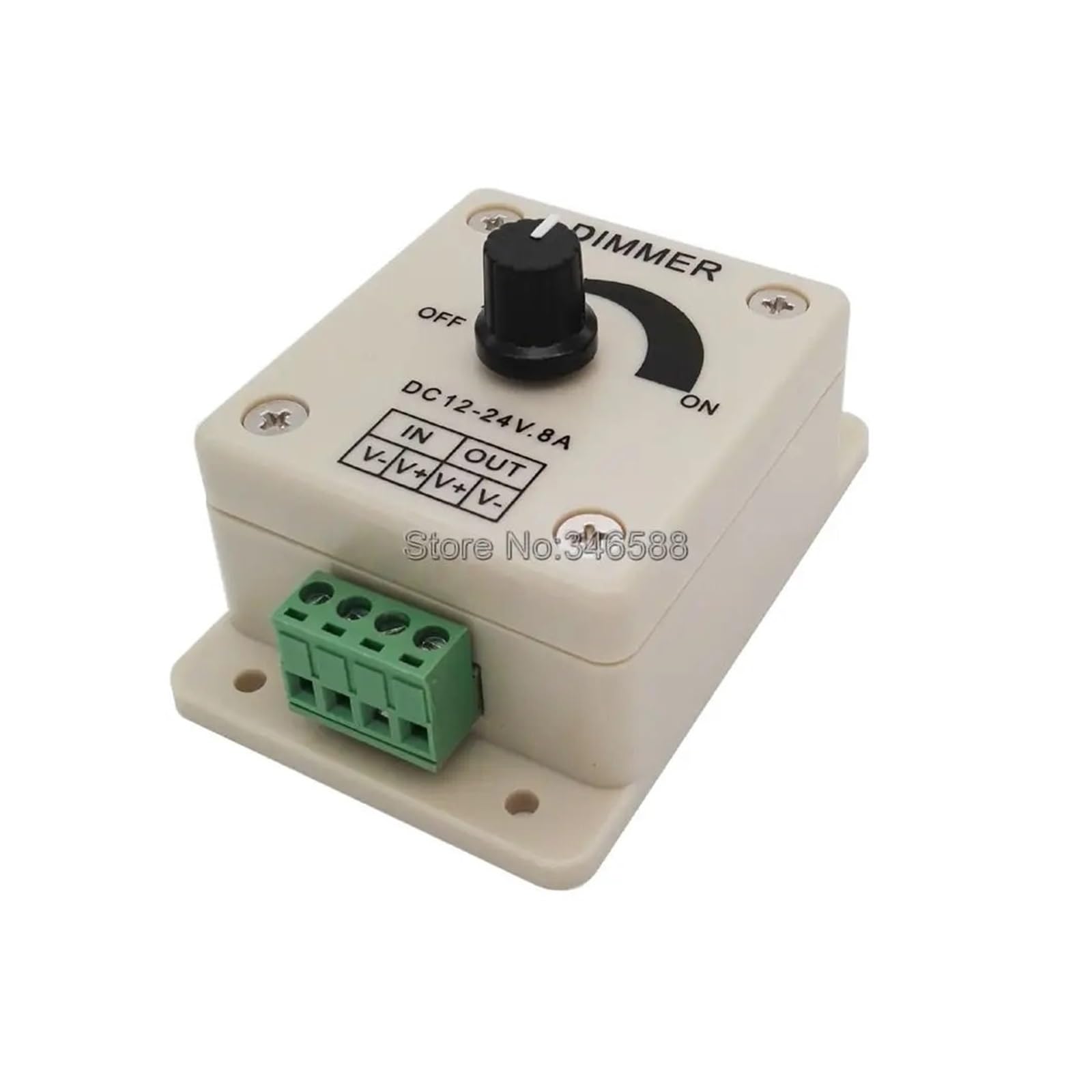 Interruptor atenuador perilla 12V 24V para solucionar deslumbramiento en tiras de luces LED de 8A