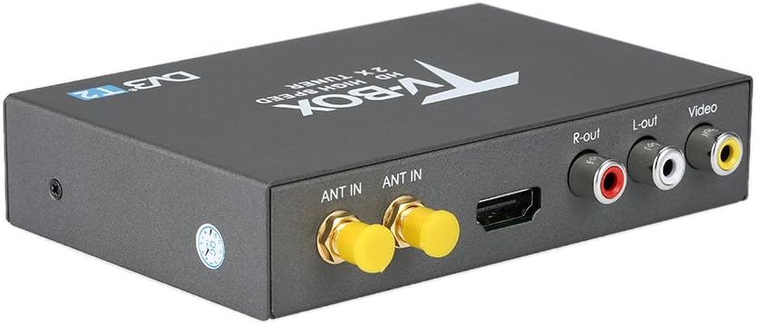 DVB T2 Subminiature Fast Decoding Mobile Car Digital TV Box Analog TV Tuner High Speed 100km/h Strong Signal Receiver