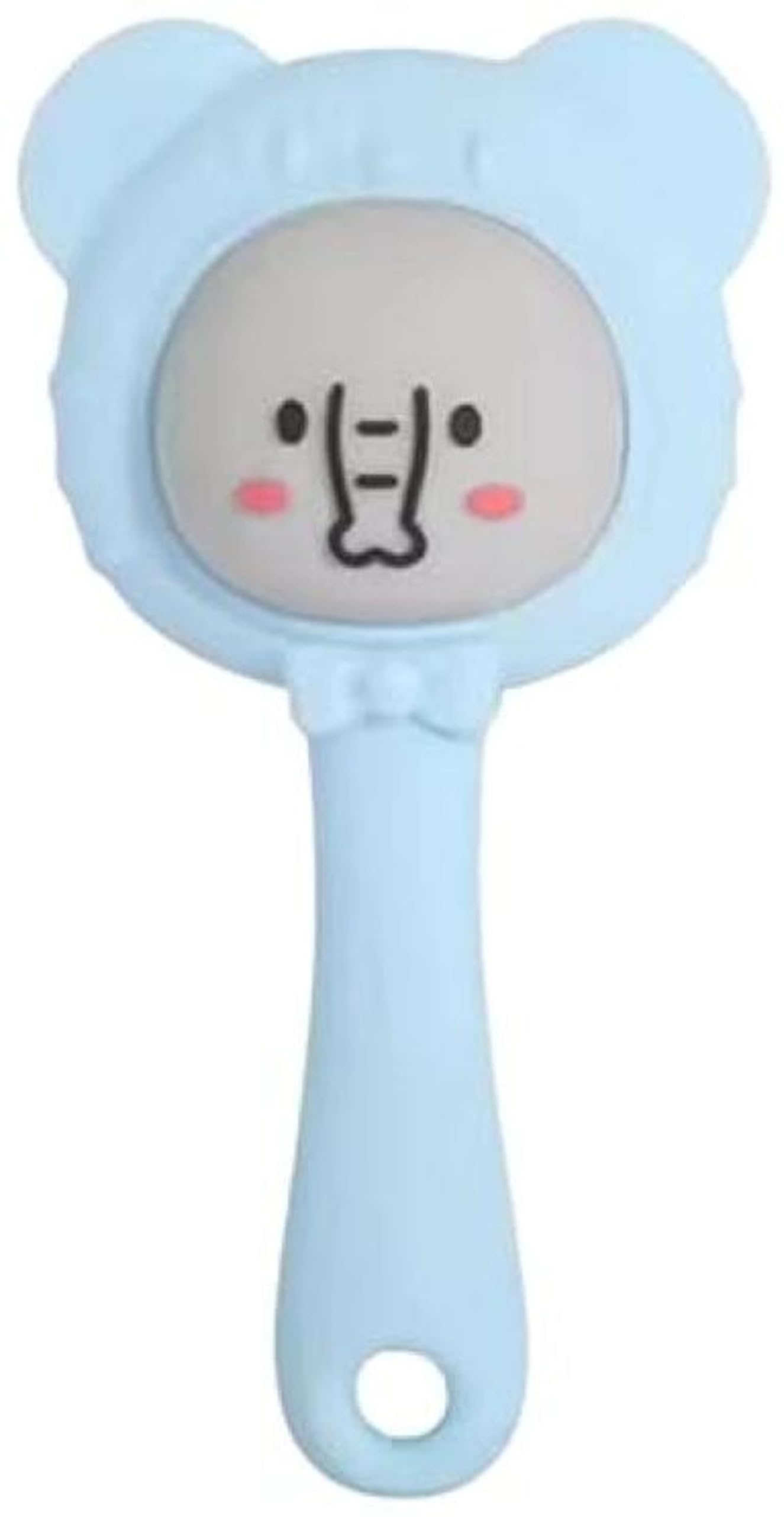 Cartoon Bear Handheld teether, Blue,Pack of 1 | Kawaii Design, Compact Hand Mirror, Ergonomic Handle, Portable, Kids & Girls-image-19