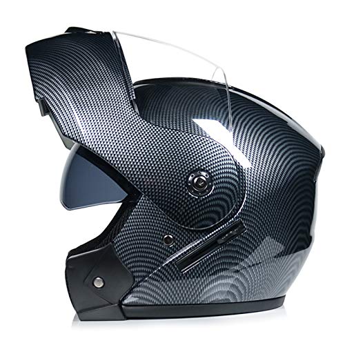 GAOZHE Casco De Moto Modular Integral,Casco Moto,Casco Integral Cascos modulares CertificacióN Dot Casco Moto Casco Integral Hombres Y Mujeres Motocicleta Cuatro Ruedas Casco Integral