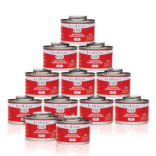 12 Pack Chafing Fuel 6 Hour Burn – Odorless, Smokeless