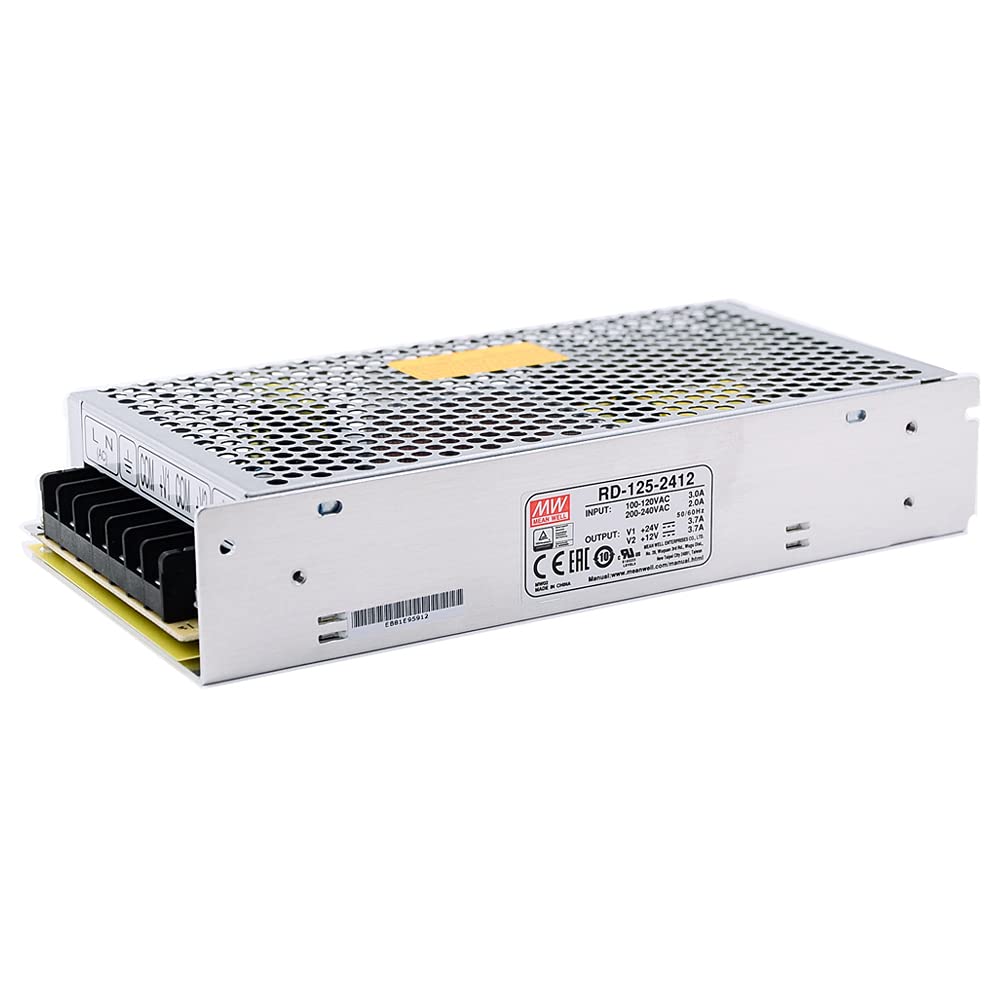 Amazon.com: Original MEAN WELL 130W 24V 12V Dual Output
