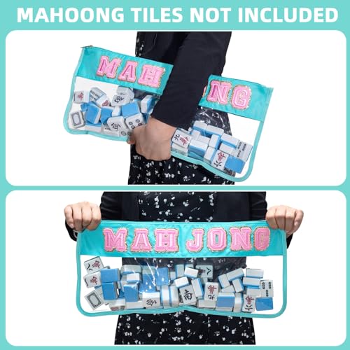 Bolsa para Mahjong Americana impermeable y transparente miniatura 5
