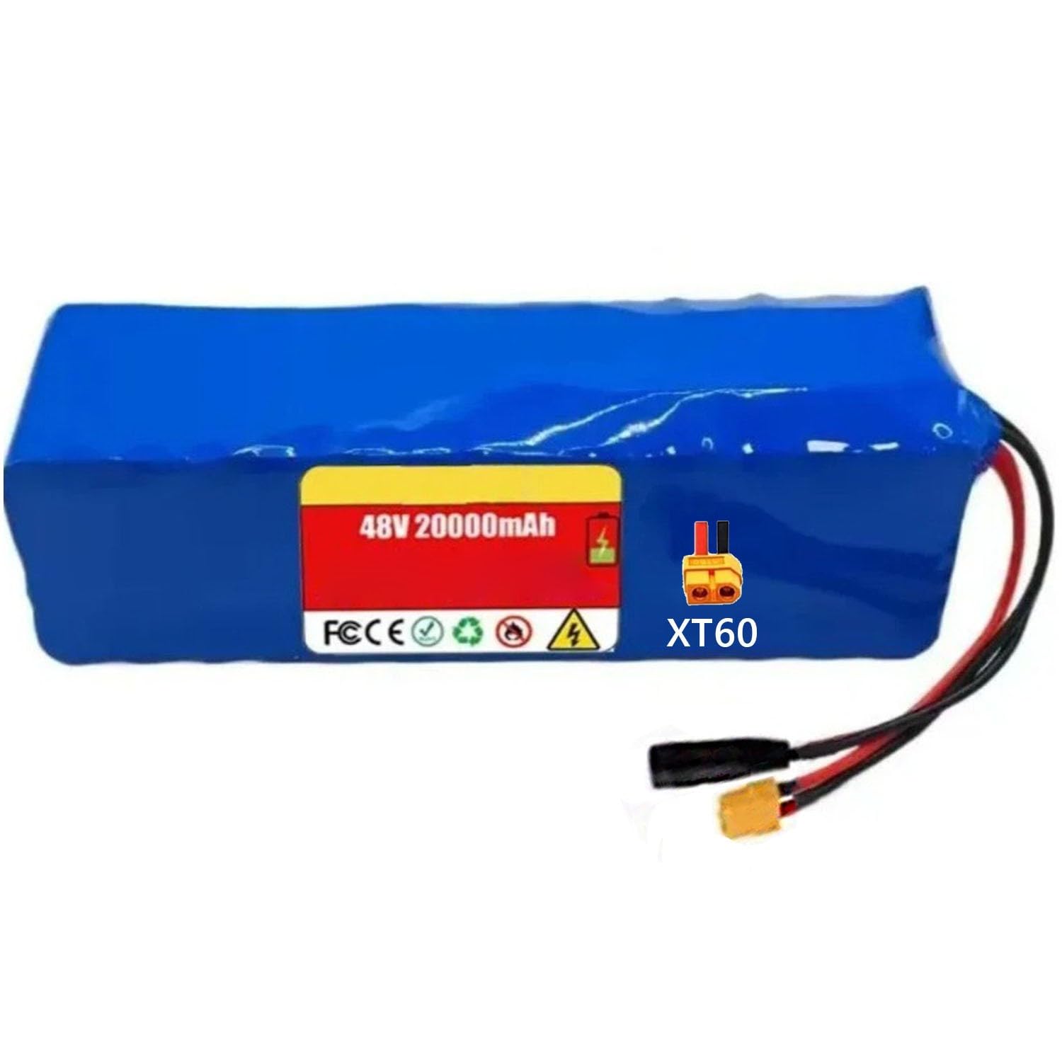 Batería De 48 V 20 Ah For Scooter Bicicleta Eléctrica 13S4P Impermeable For Con Cargador Y Protección BMS 54,6 2 A For Motor 100 W ~ 750 XT90(XT60)