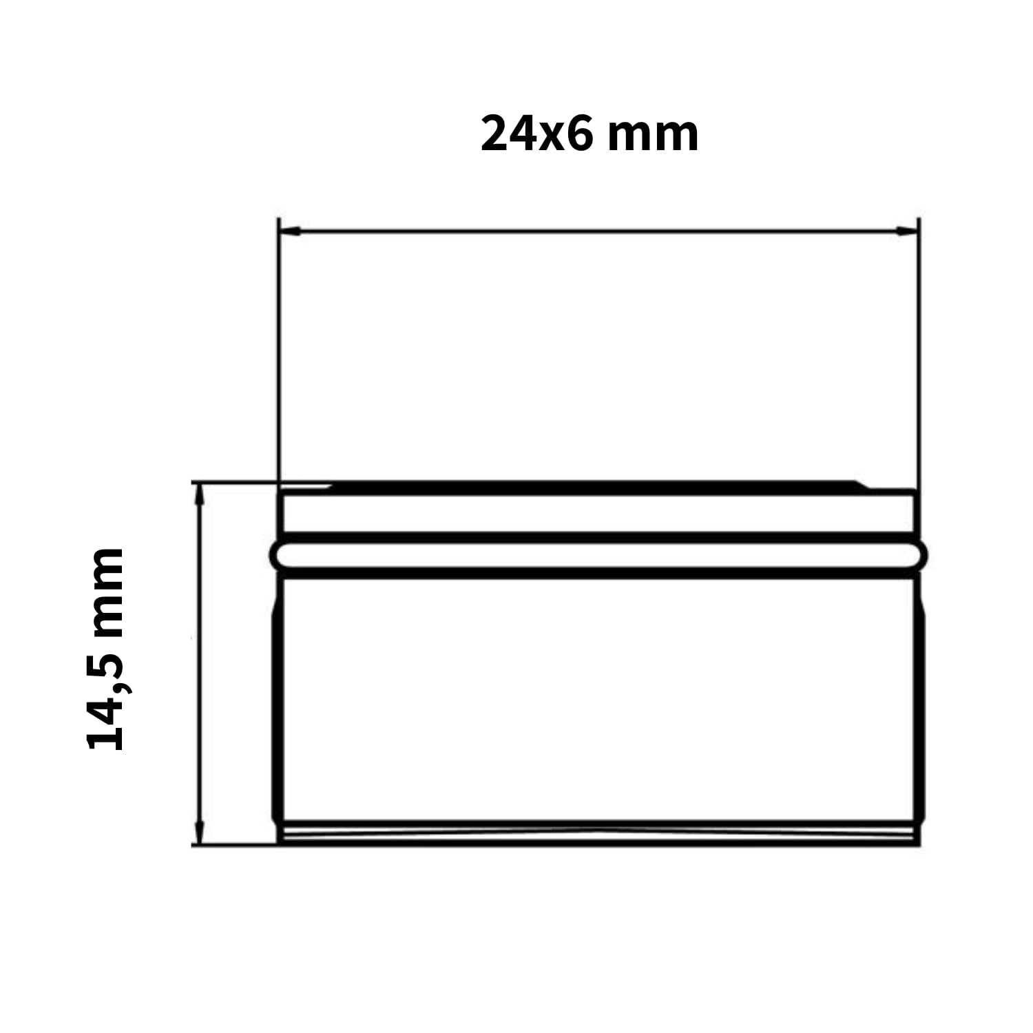 Neoperl 2328290 - Aireador (24x6mm)