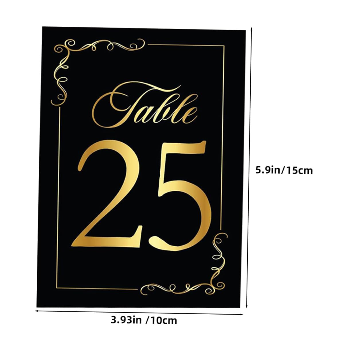 4 Sätze Tischkarten Aus Doppelseitige Platzkarten Mit Goldener Prägung Für Hochzeiten Und Feiern Tischnummern Für Besondere Anlässe 30 Stück * 4