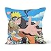 Naruto - Funda de cojín decorativa, 40 x 40 cm, diseño animado